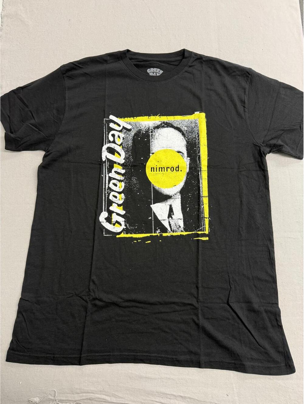 Green Day Nimrod Album T-shirt Track List on Back Tee - XXL